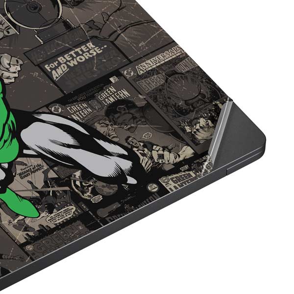 DC Comics Green Lantern Vintage Action Pose Pattern Surface Laptop 7 15in Skin