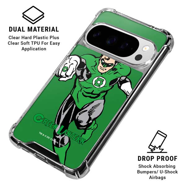 DC Comics Green Lantern Classic Art Pose Google Pixel 10 Pro Clear Case