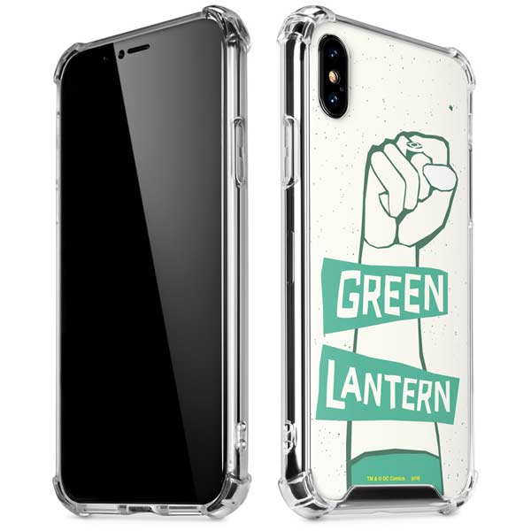 DC Comics Green Lantern Power Fist iPhone X/XS Clear Case