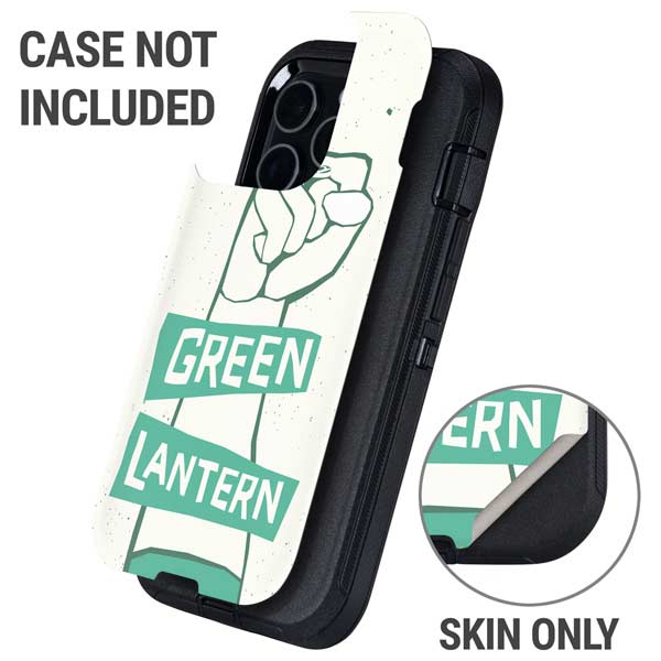 DC Comics Green Lantern Power Fist Otterbox Defender iPhone Skin