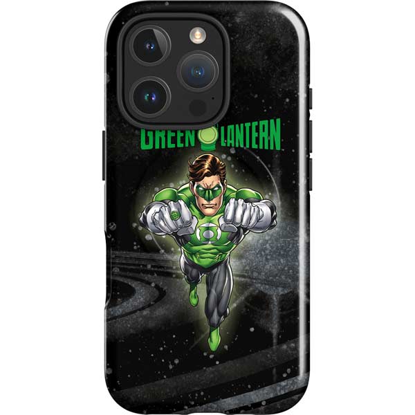 DC Comics Green Lantern Flying Action Pose iPhone 16 Pro Max Magsafe Impact Case