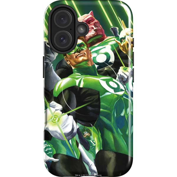DC Comics Green Lantern Corps Team Art by Alex Ross iPhone 16 Plus Magsafe Impact Case