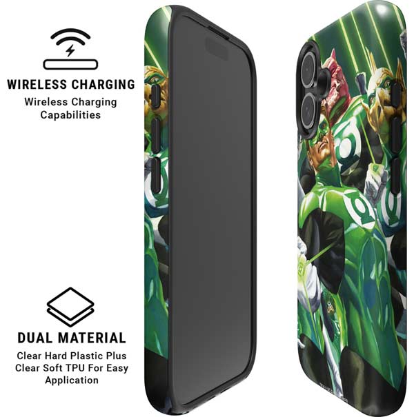 DC Comics Green Lantern Corps Team Art by Alex Ross iPhone 16 Plus Magsafe Impact Case