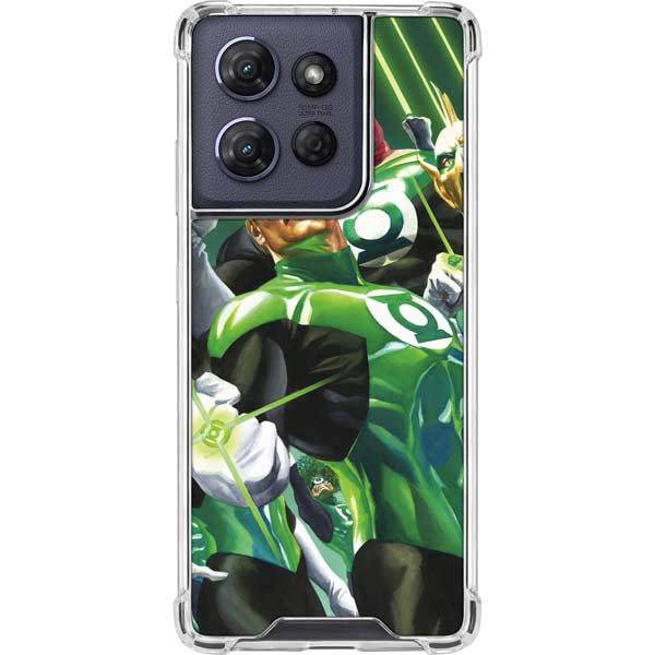 DC Comics Green Lantern Corps Team Art by Alex Ross Moto G Play 5G (2025) Clear Case