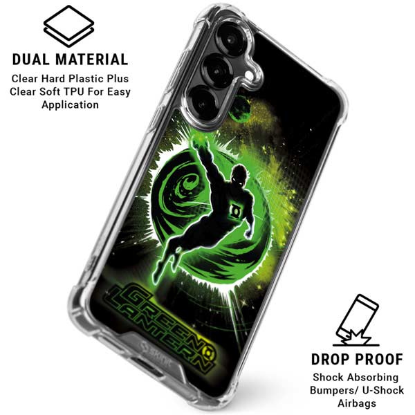DC Comics Green Lantern Cosmic Action Pose Galaxy S26 Clear Case
