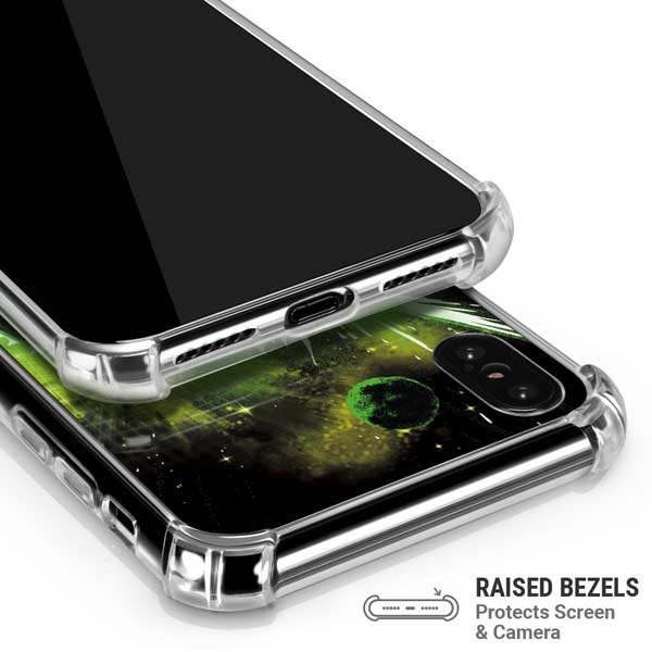 DC Comics Green Lantern Cosmic Action Pose iPhone X/XS Clear Case