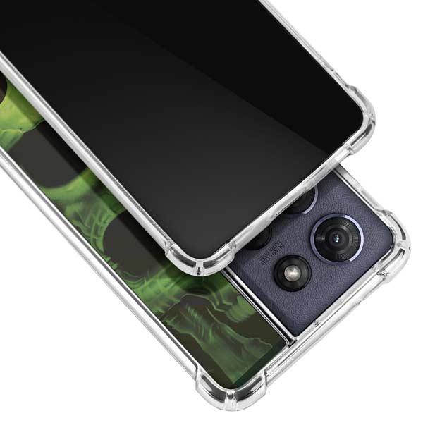 Liquid Blue Green Skulls Moto G Play 5G (2025) Clear Case
