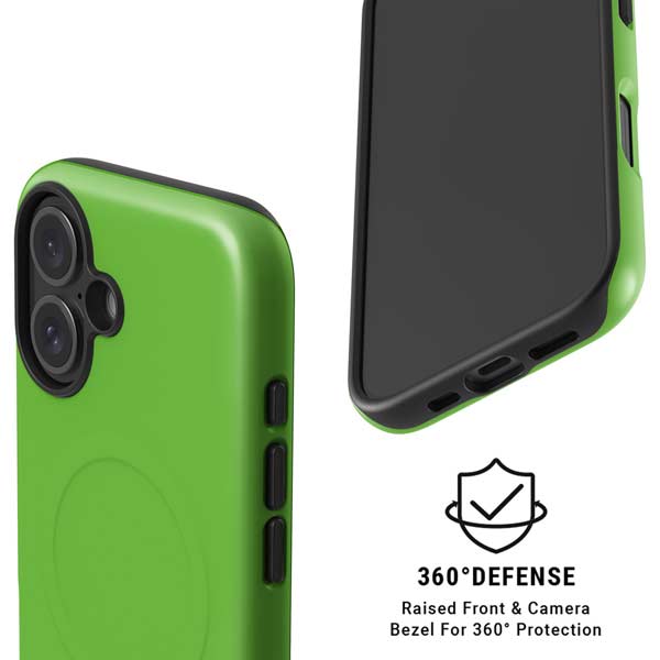 Green iPhone 16 Magsafe Impact Case