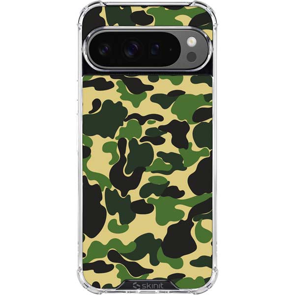 Green Street Camo Google Pixel 10 Pro Clear Case