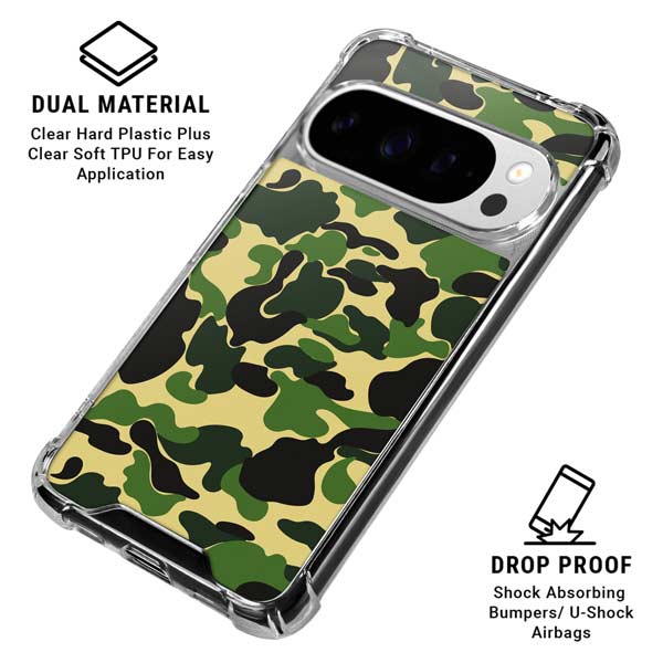 Green Street Camo Google Pixel 10 Pro Clear Case
