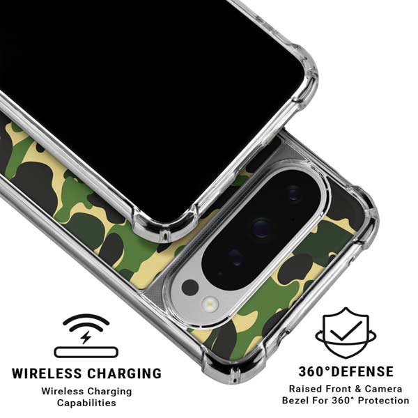 Green Street Camo Google Pixel 10 Pro Clear Case