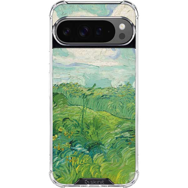 Green Wheat Fields by Vincent van Gogh Google Pixel 10 Pro XL Clear Case