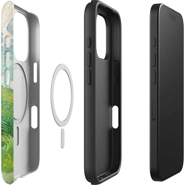 Green Wheat Fields by Vincent van Gogh iPhone 16 Pro Max Magsafe Impact Case