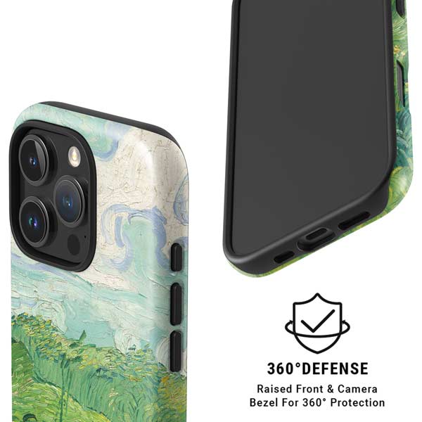 Green Wheat Fields by Vincent van Gogh iPhone 16 Pro Max Magsafe Impact Case