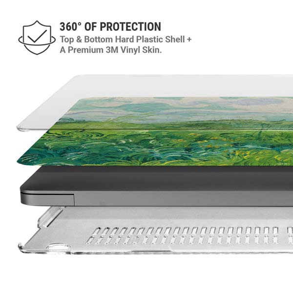 Green Wheat Fields by Vincent van Gogh MacBook Pro 14in (2021-24) Case plus Skin