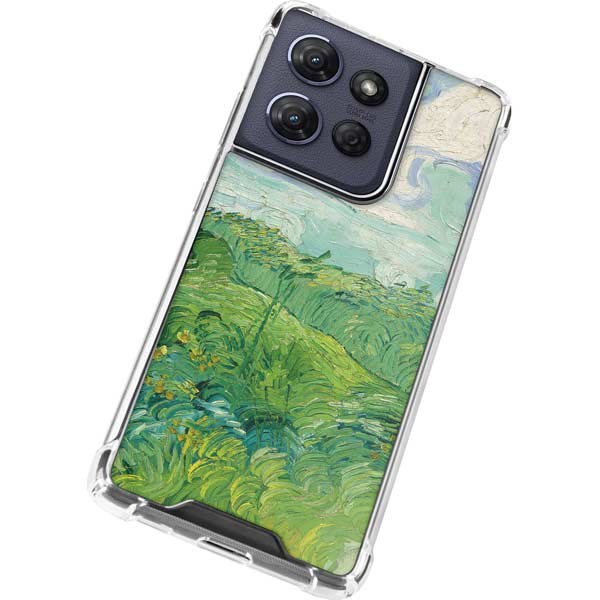 Green Wheat Fields by Vincent van Gogh Moto G 5G (2025) Clear Case