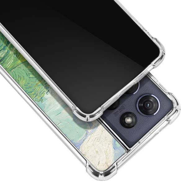 Green Wheat Fields by Vincent van Gogh Moto G 5G (2025) Clear Case