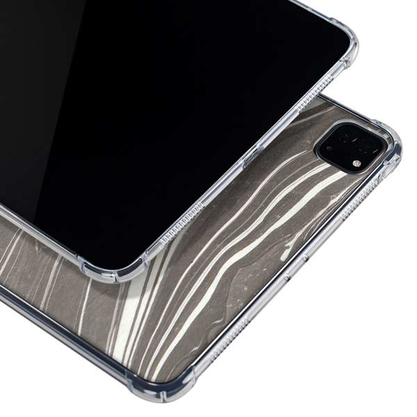 Grey Marble iPad Pro 11in (2024) Clear Case