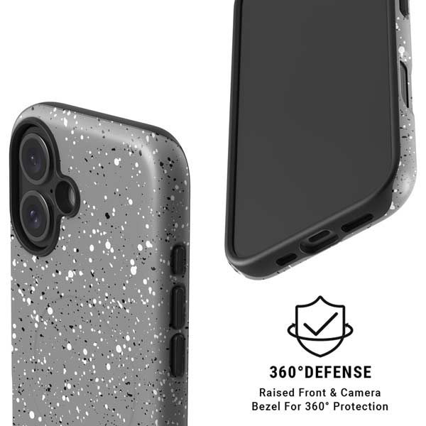 Grey Speckle iPhone 16 Magsafe Impact Case