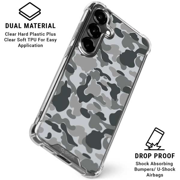 Grey Street Camo Galaxy S26 Clear Case