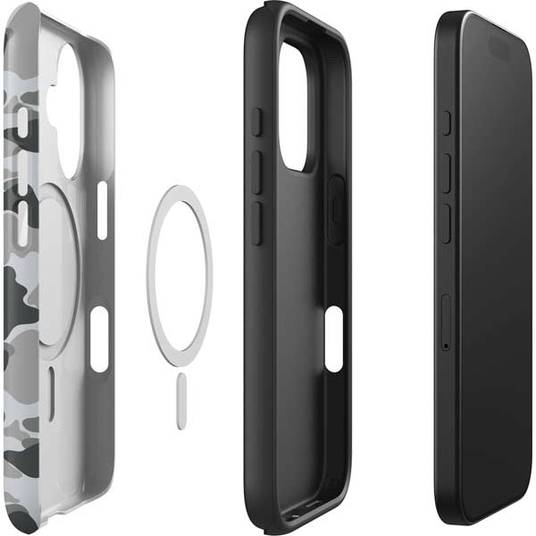 Grey Street Camo iPhone 16 Plus Magsafe Impact Case