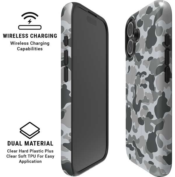 Grey Street Camo iPhone 16 Plus Magsafe Impact Case