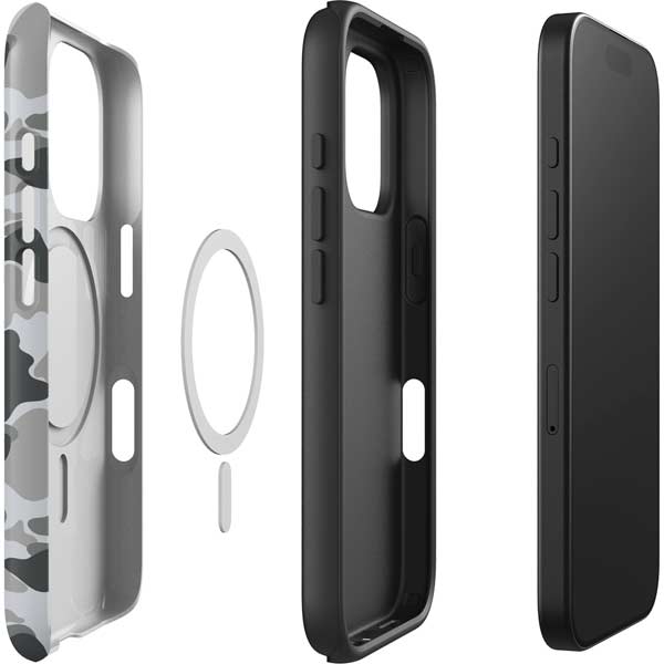 Grey Street Camo iPhone 16 Pro Max Magsafe Impact Case
