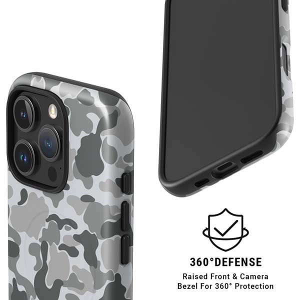 Grey Street Camo iPhone 16 Pro Max Magsafe Impact Case