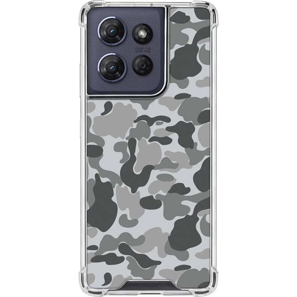 Grey Street Camo Moto G 5G (2025) Clear Case