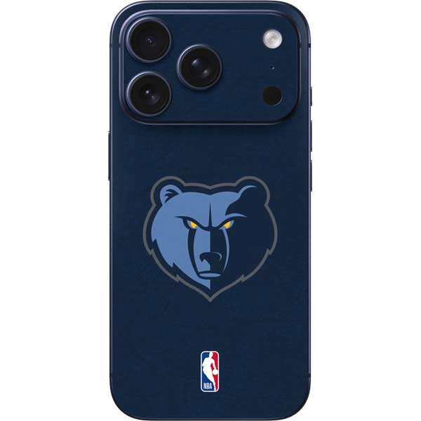 NBA Memphis Grizzlies Distressed iPhone 17 Pro Skin