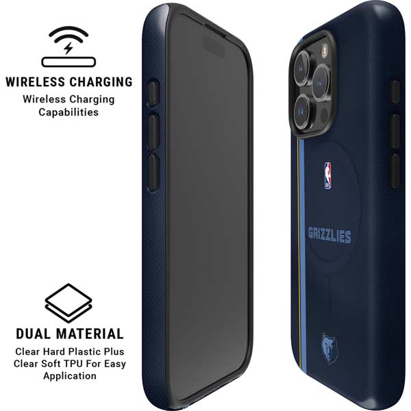NBA Memphis Grizzlies Jersey iPhone 16 Pro Max Magsafe Impact Case