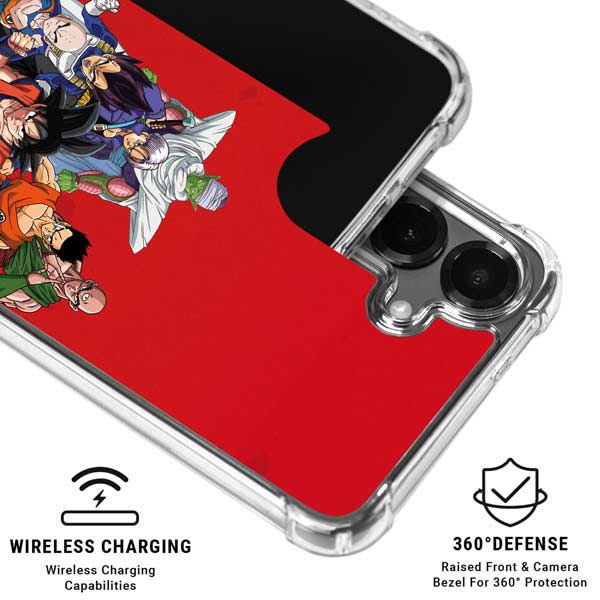 Dragon Ball Z Group Galaxy S26 Clear Case