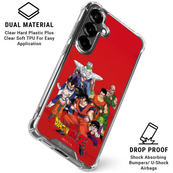Dragon Ball Z Group Galaxy S26 Clear Case