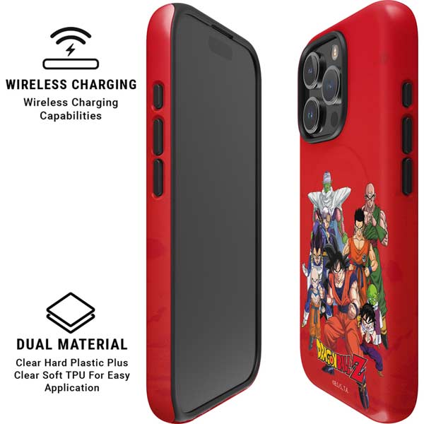 Dragon Ball Z Group iPhone 16 Pro Magsafe Impact Case
