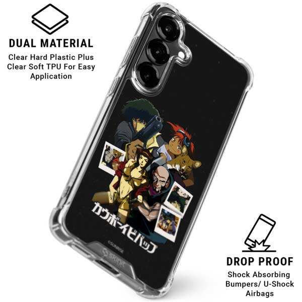 Cowboy Bebop Group Shot Galaxy S26 Clear Case