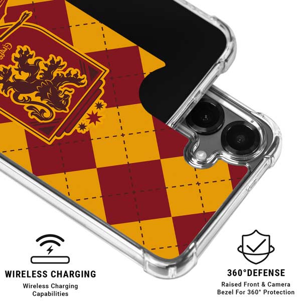 Wizarding Worlds Harry Potter Gryffindor Huse Crest Galaxy S26 Plus Clear Case