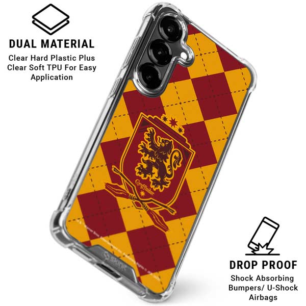 Wizarding Worlds Harry Potter Gryffindor Huse Crest Galaxy S26 Plus Clear Case