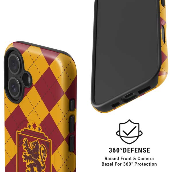 Wizarding Worlds Harry Potter Gryffindor Huse Crest iPhone 16 Magsafe Impact Case