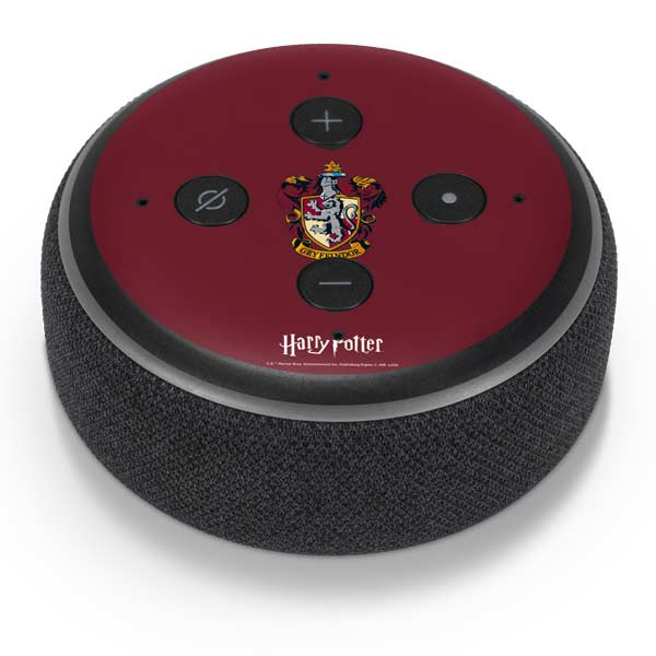 Wizarding World Harry Potter Gryffindor House Crest Amazon Echo Dot Skin