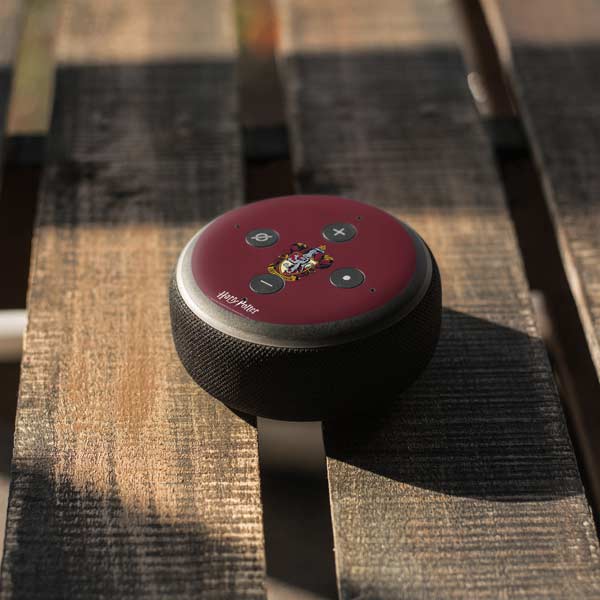 Wizarding World Harry Potter Gryffindor House Crest Amazon Echo Dot Skin
