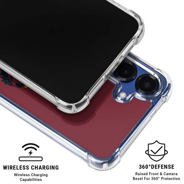 Wizarding World Harry Potter Gryffindor House Crest Galaxy S25 Plus Clear Case