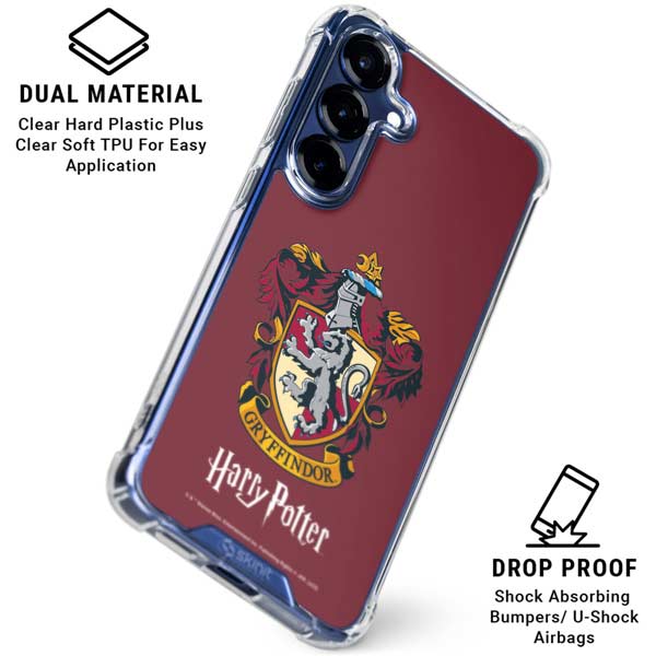 Wizarding World Harry Potter Gryffindor House Crest Galaxy S25 Plus Clear Case