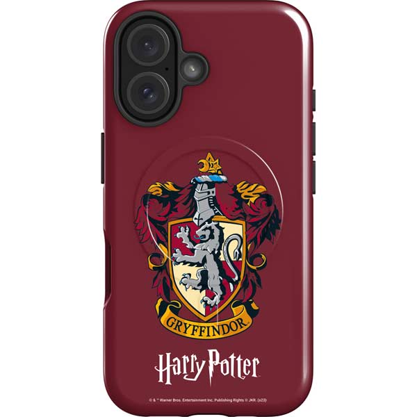 Wizarding World Harry Potter Gryffindor House Crest iPhone 16 Plus Magsafe Impact Case