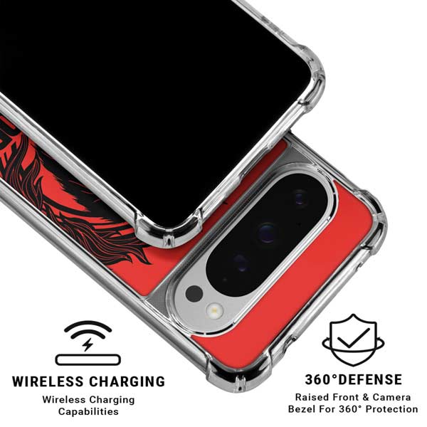 Wizarding Worlds Harry Potter Gryffindor Illustration Google Pixel 10 Pro Clear Case