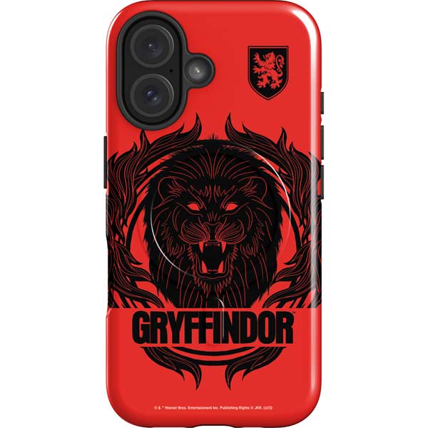 Wizarding Worlds Harry Potter Gryffindor Illustration iPhone 16 Magsafe Impact Case