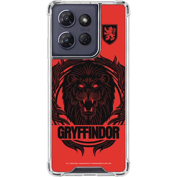 Wizarding Worlds Harry Potter Gryffindor Illustration Moto G 5G (2025) Clear Case