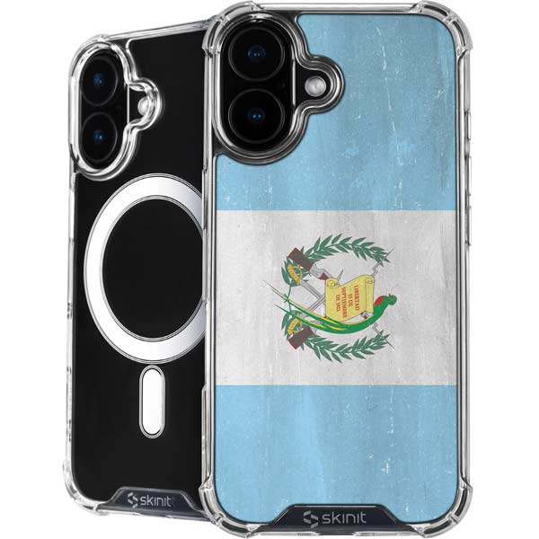 Guatemala Flag Distressed iPhone 17 MagSafe Case