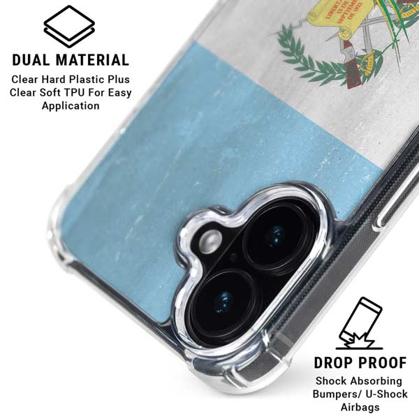 Guatemala Flag Distressed iPhone 17 MagSafe Case