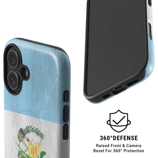 Guatemala Flag Distressed iPhone 17 Magsafe Impact Case