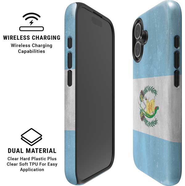 Guatemala Flag Distressed iPhone 17 Magsafe Impact Case